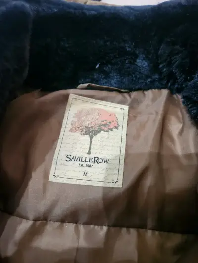 Chaqueta acolchada marrón Savile Row para hombre - miniatura 4