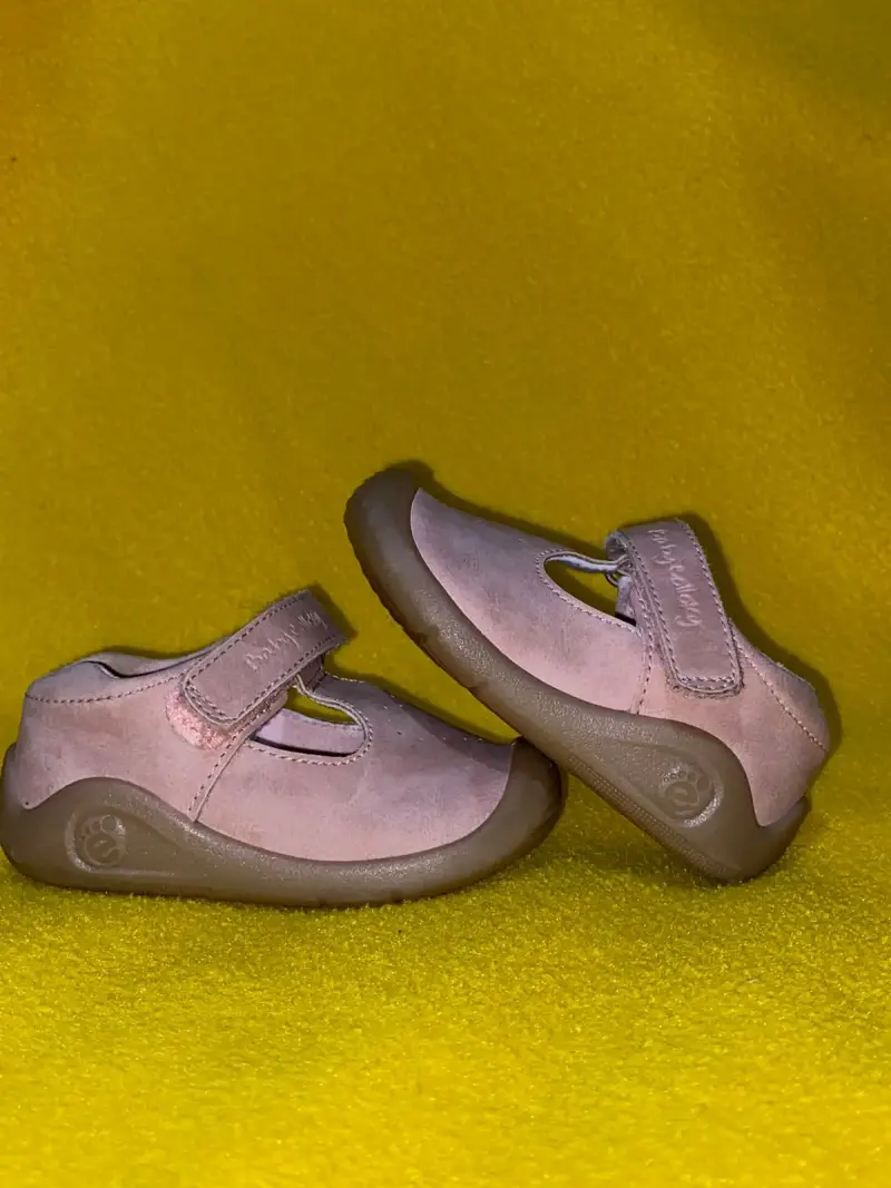 Botines de bebé color rosa con cierre lateral - 5
