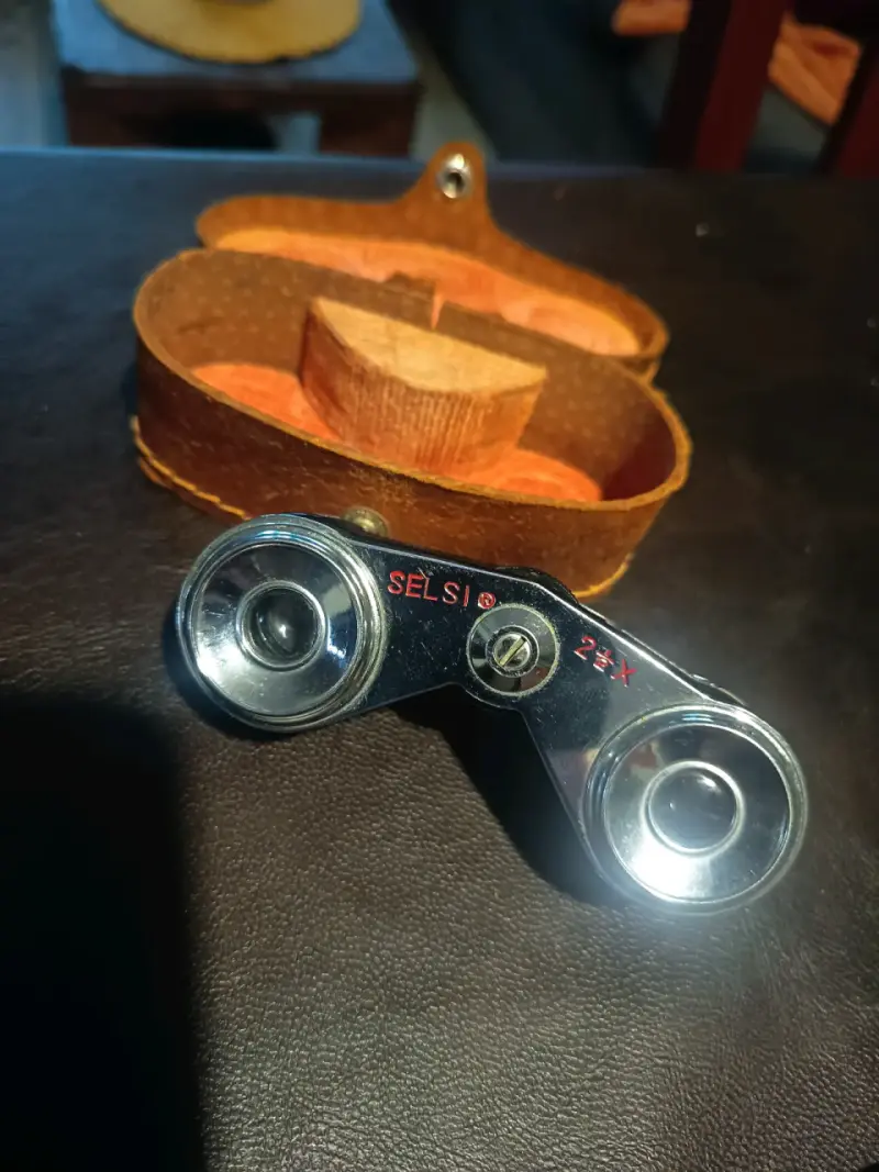 Binoculares de Ópera Vintage Selsi 2.5x con Estuche - 2