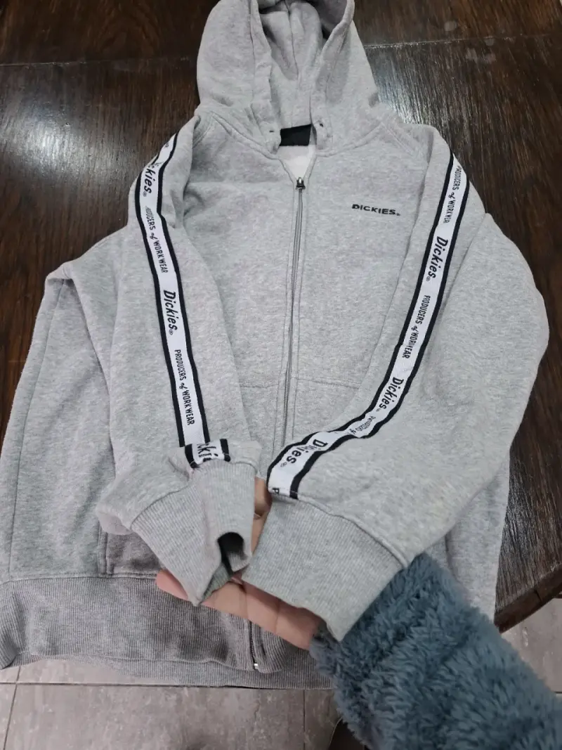 Polerón con capucha gris Dickies para hombre - 4
