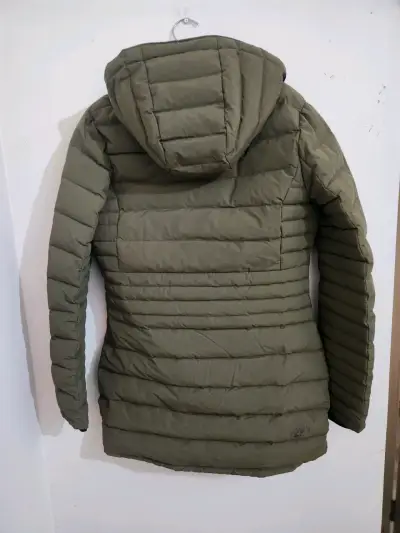 Chaqueta acolchada verde con capucha Haka Honu - miniatura 2