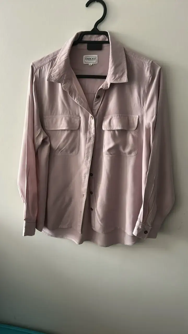 Camisa de mujer Cherokee color rosa claro - 1