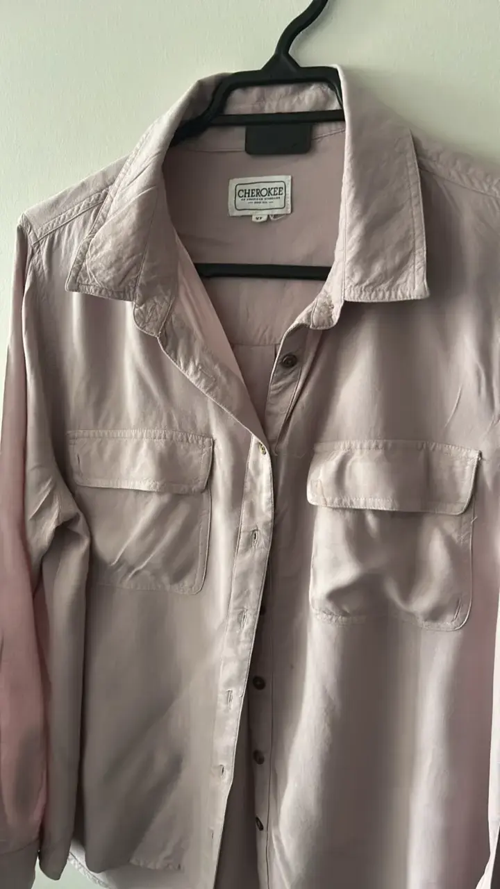 Camisa de mujer Cherokee color rosa claro - 4