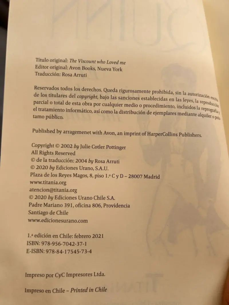 Libro 'El Vizconde Que Me Amó' de Julia Quinn - 2