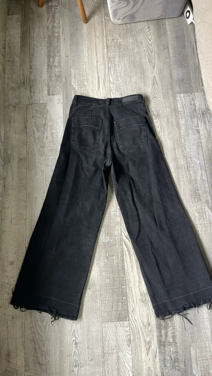 Jean negro talla 36/38 — corte ancho - 2