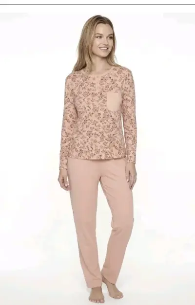 Pijama de mujer floral Kayser - miniatura 1
