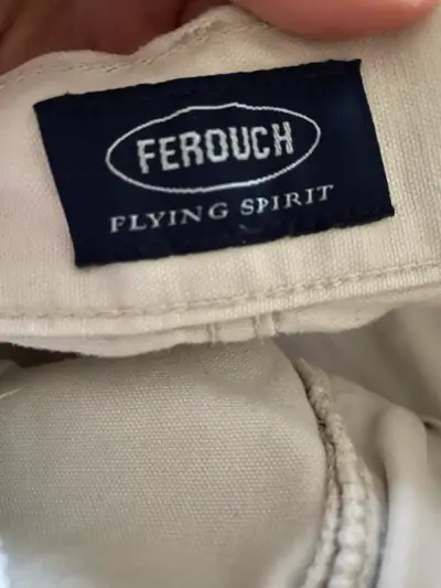 Pantalones beige Ferouch para hombre - miniatura 2