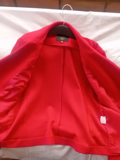 Blazer rojo para mujer talla L - miniatura 3