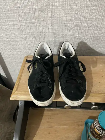 Zapatillas negras Puma clásicas - usadas - miniatura 1