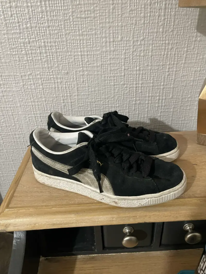 Zapatillas negras Puma clásicas - usadas - 2