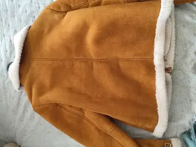 Chaqueta de gamuza con forro de lana Basement - miniatura 3