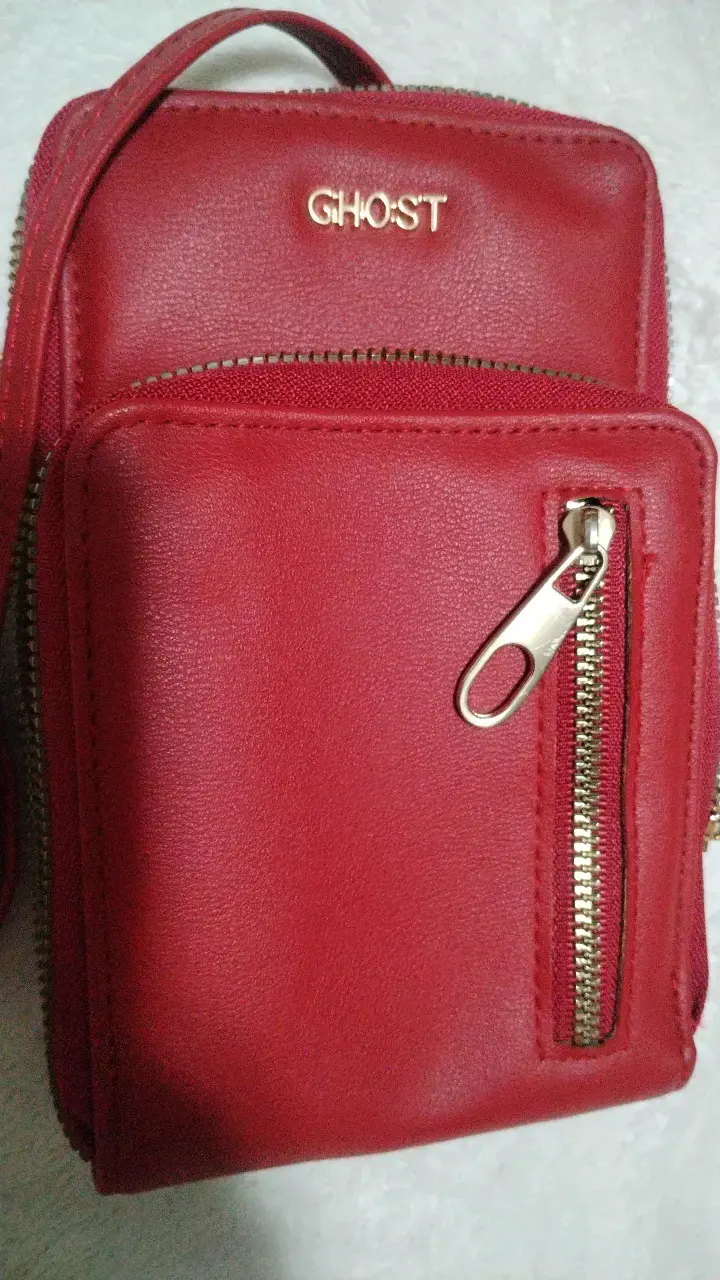Bolso bandolera rojo con múltiples compartimentos - 6