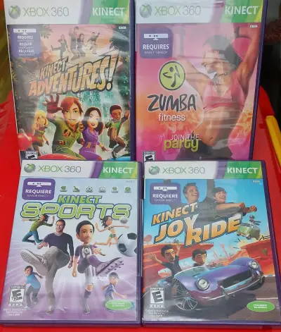 Lote de Juegos Xbox 360 Kinect: Deportes, Aventura y Zumba - miniatura 2