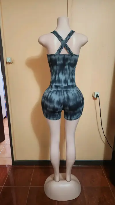 Enterito deportivo mujer Everlast azul - miniatura 2
