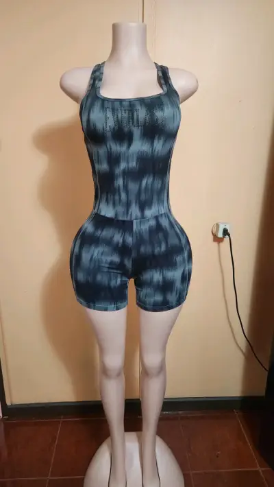 Enterito deportivo mujer Everlast azul - miniatura 3