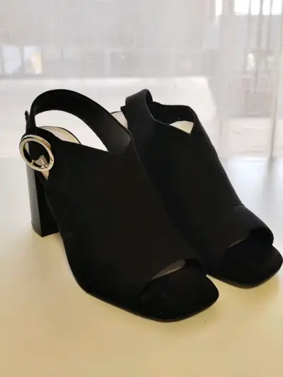 Sandalias de tacón alto negras Marquis - miniatura 1