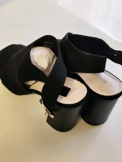 Sandalias de tacón alto negras Marquis - miniatura 6