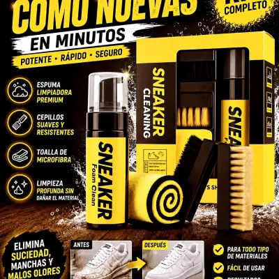 Kit de Limpieza para Zapatillas Sneaker Foam Clean - miniatura 1