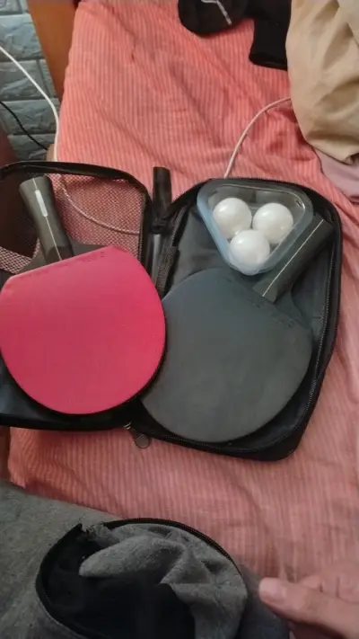 Set de Paletas de Ping Pong con Pelotas y Estuche - miniatura 1