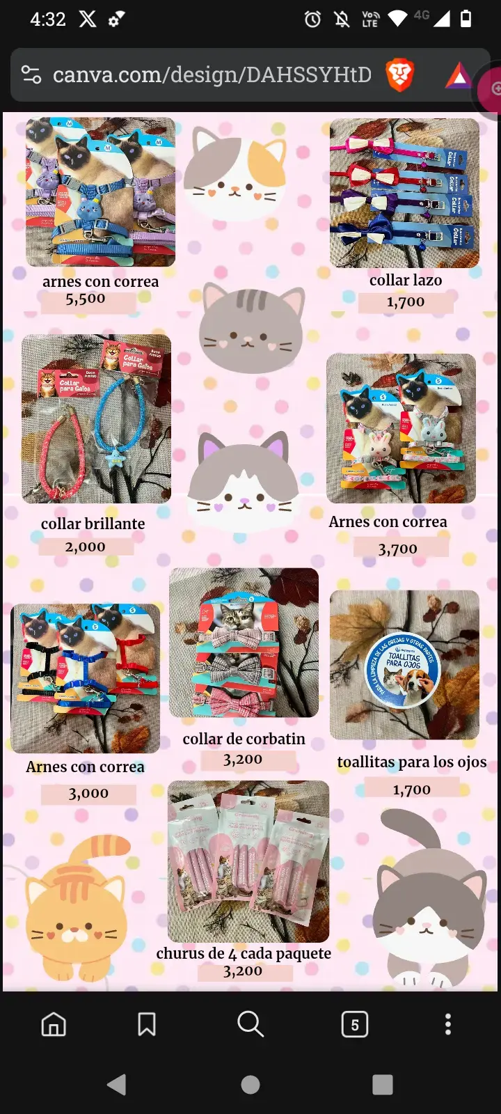 Se venden cositas para gatitos