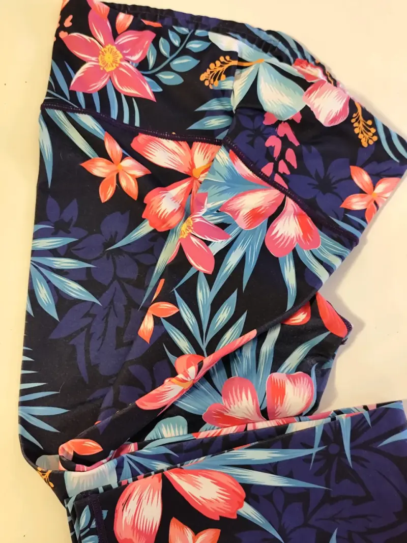 Leggings deportivos con estampado floral - 2