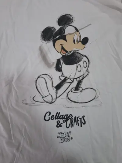Polera blanca Mickey Mouse Zara para hombre - miniatura 4
