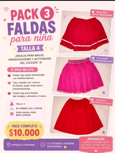 Vestido de niña rosado y blanco, talla 2-3 años - miniatura 2