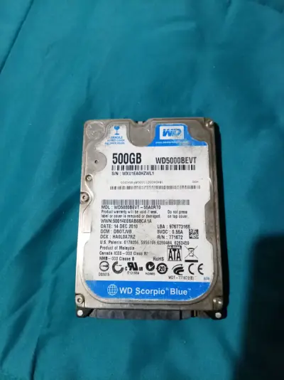 Disco duro interno WD 500GB usado - miniatura 1