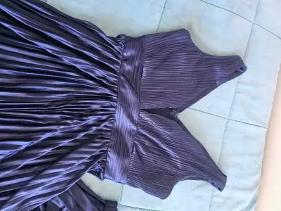 Vestido largo azul - miniatura 1