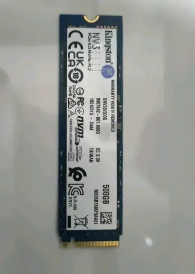 Unidad SSD Kingston NV3 500GB PCIe 4.0 - miniatura 1