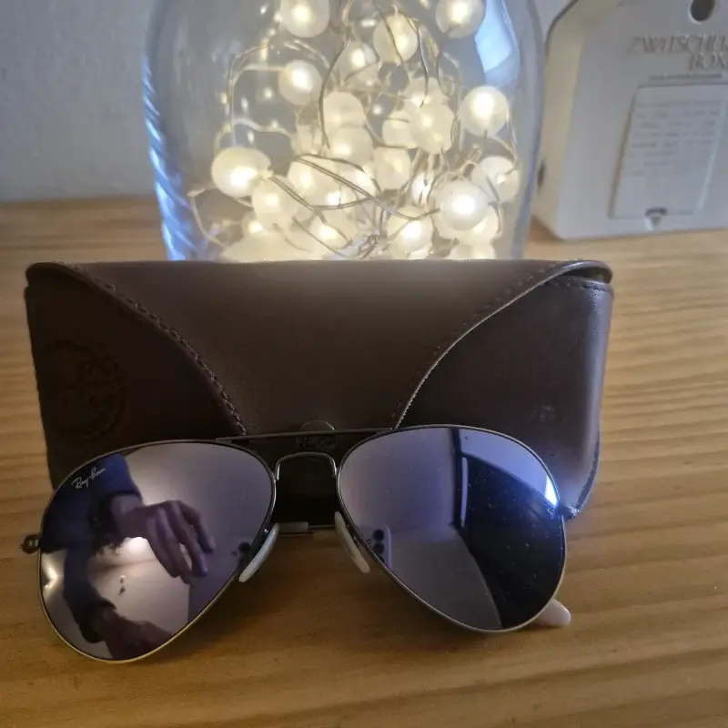 Gafas de sol aviador Ray-Ban con estuche - 1