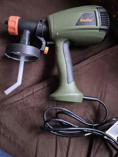 Pistola para pintar eléctrica Bauker 400W verde - miniatura 1