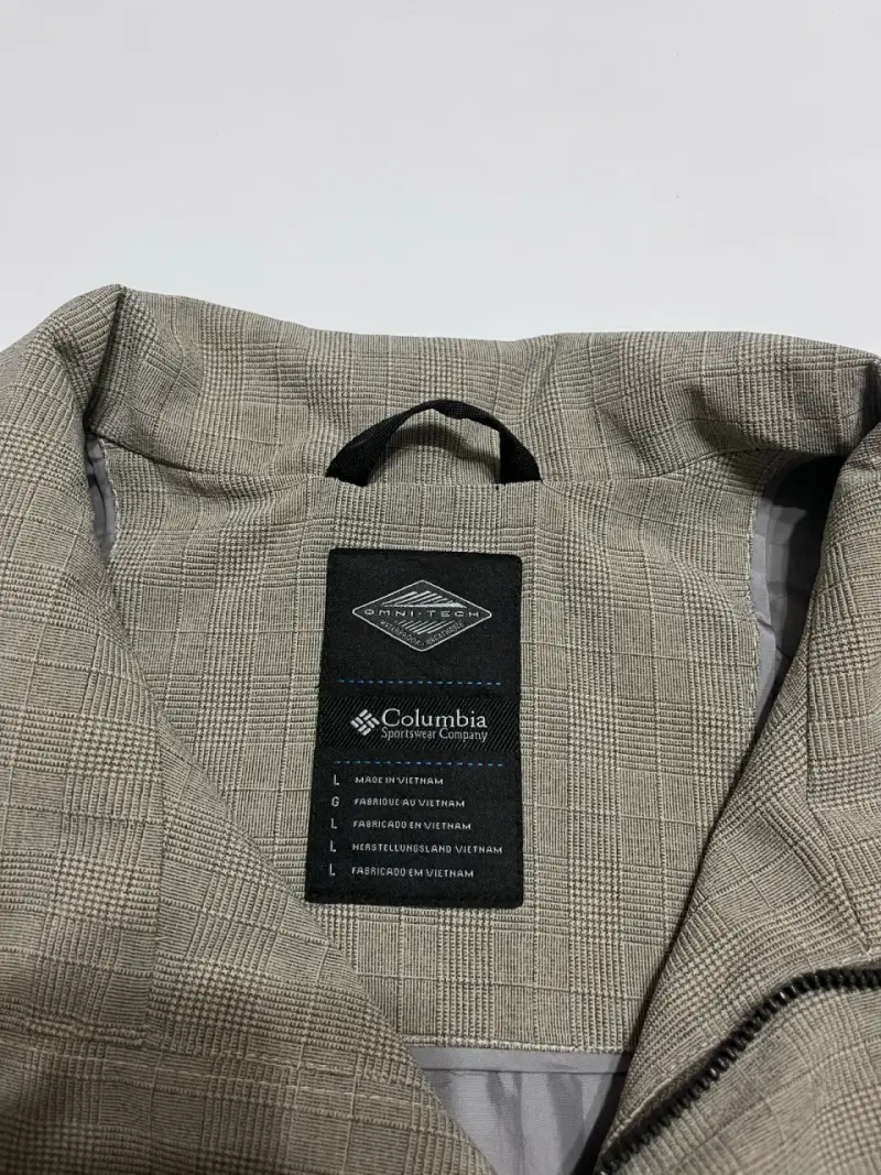 Chaqueta Columbia Hombre Talla L Color Beige - 4