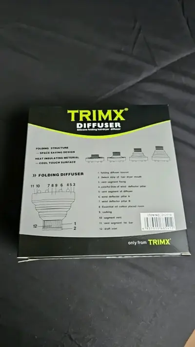 Difusor de silicona plegable para secador de pelo TrimX - miniatura 2