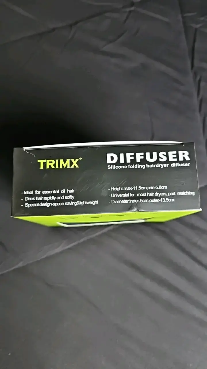 Difusor de silicona plegable para secador de pelo TrimX - 6