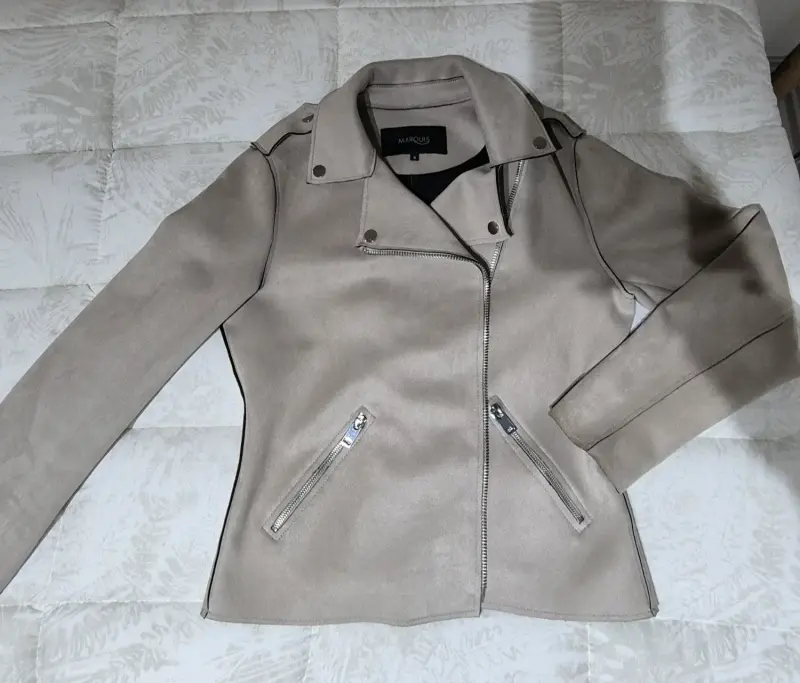 Chaqueta beige para mujer - 3