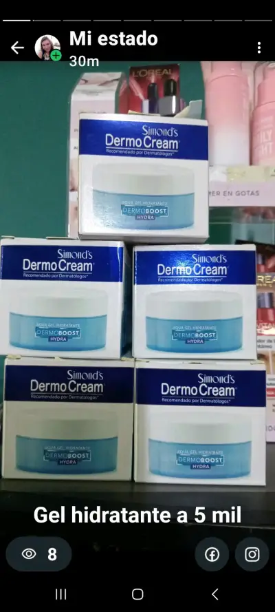 Gel Hidratante Simond's DermoCream Dermoboost Hydra - miniatura 1
