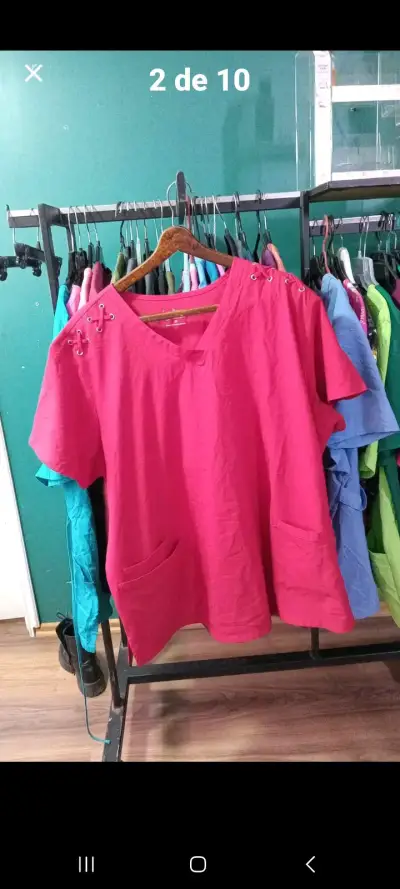 Blusas médicas estampadas para mujer - miniatura 6