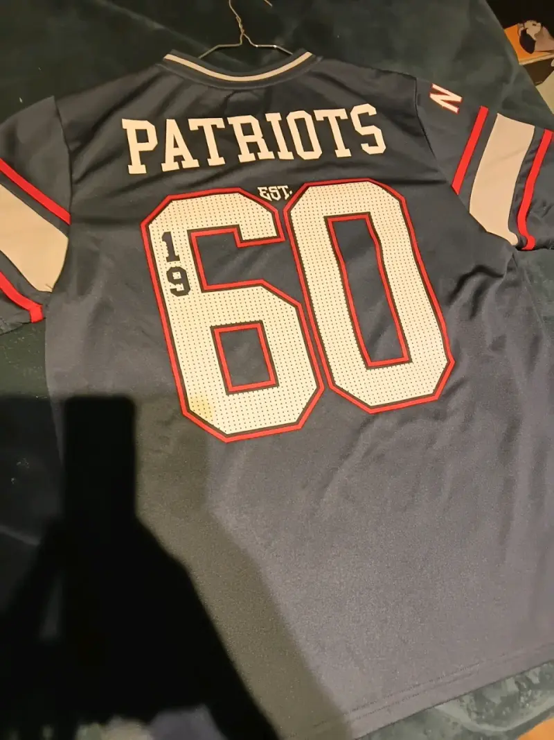 Camiseta NFL New England Patriots Azul Marino - 6