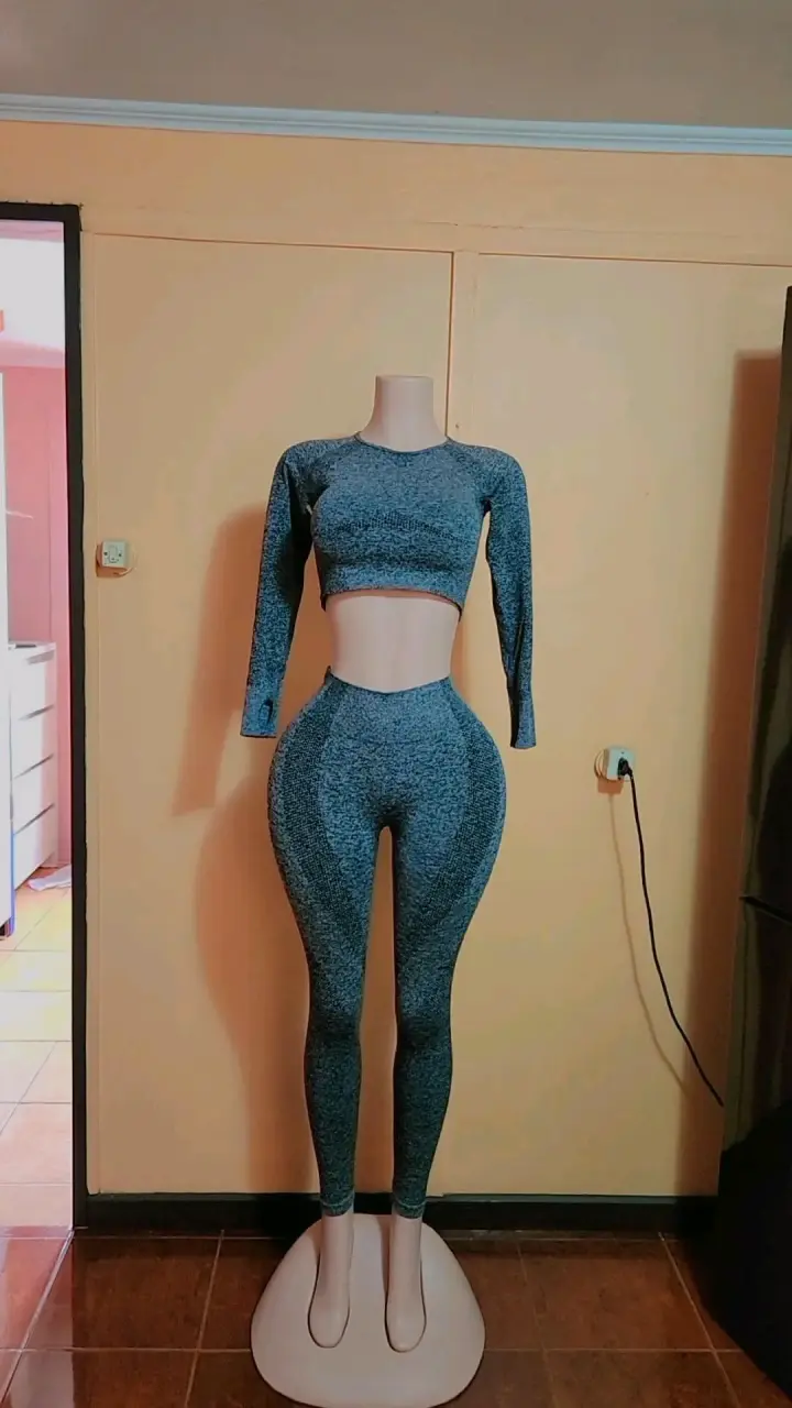 Conjunto deportivo mujer gris oscuro - 1
