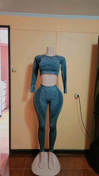 Conjunto deportivo mujer gris oscuro - miniatura 1