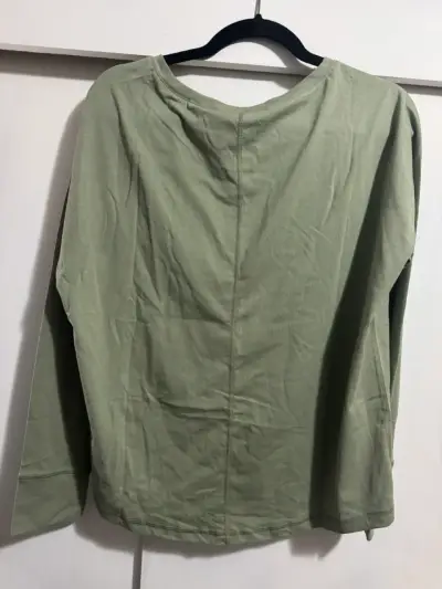 Polera manga larga verde B.Soul para mujer - miniatura 2