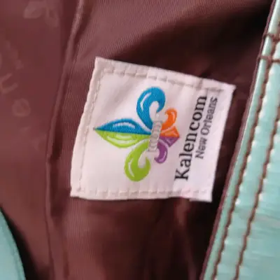 Bolso de pañales Kalencom verde agua - miniatura 1