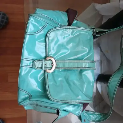 Bolso de pañales Kalencom verde agua - miniatura 2