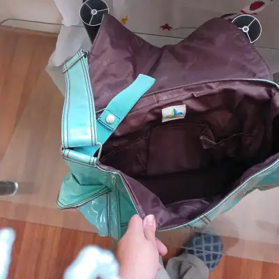 Bolso de pañales Kalencom verde agua - miniatura 3