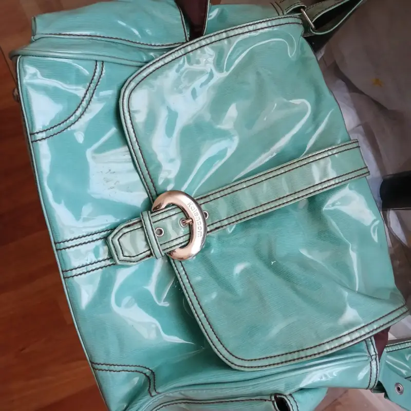Bolso de pañales Kalencom verde agua - 4