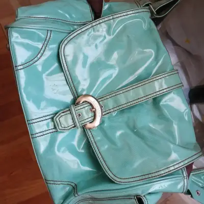 Bolso de pañales Kalencom verde agua - miniatura 4