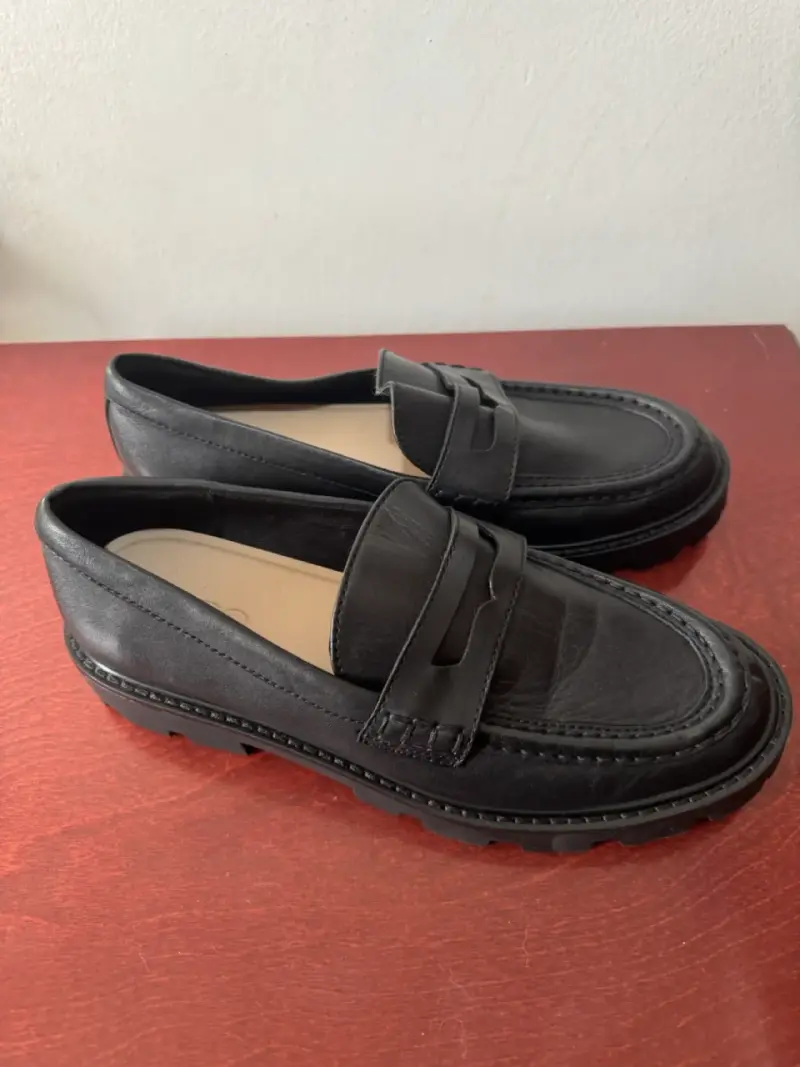 Mocasines de cuero negro Aldo mujer - 3