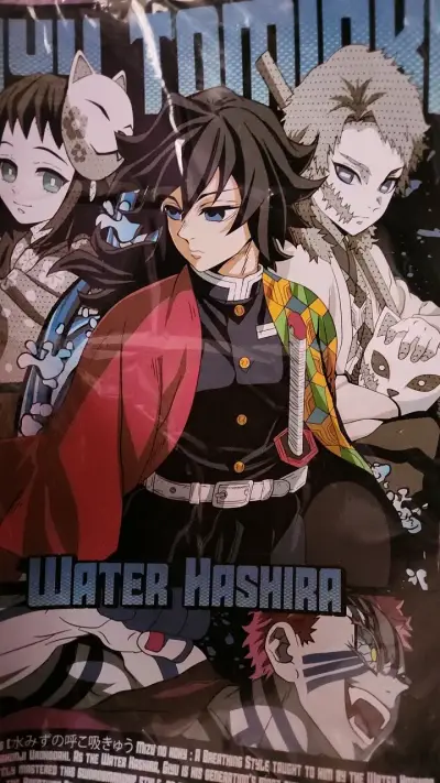 Póster anime Water Hashira Demon Slayer - miniatura 1