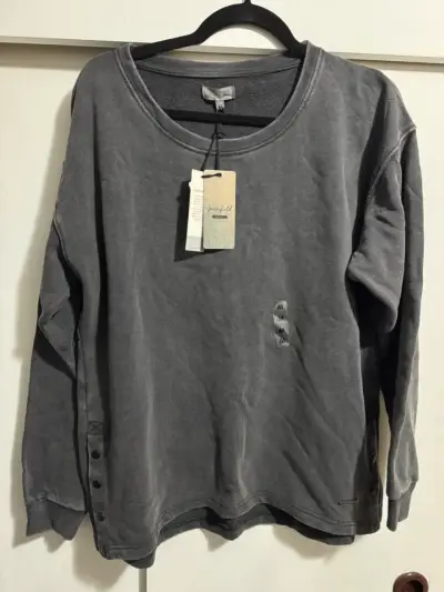 Polerón gris de algodón Greenfield talla M - miniatura 1
